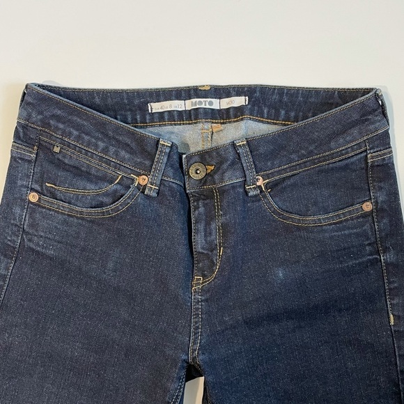 Moto Denim Bermuda Shorts - Picture 3 of 5